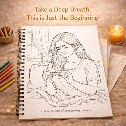 Pregnancy Moments Coloring Book – A Self-Care Journey for Soon-To-Be Mums