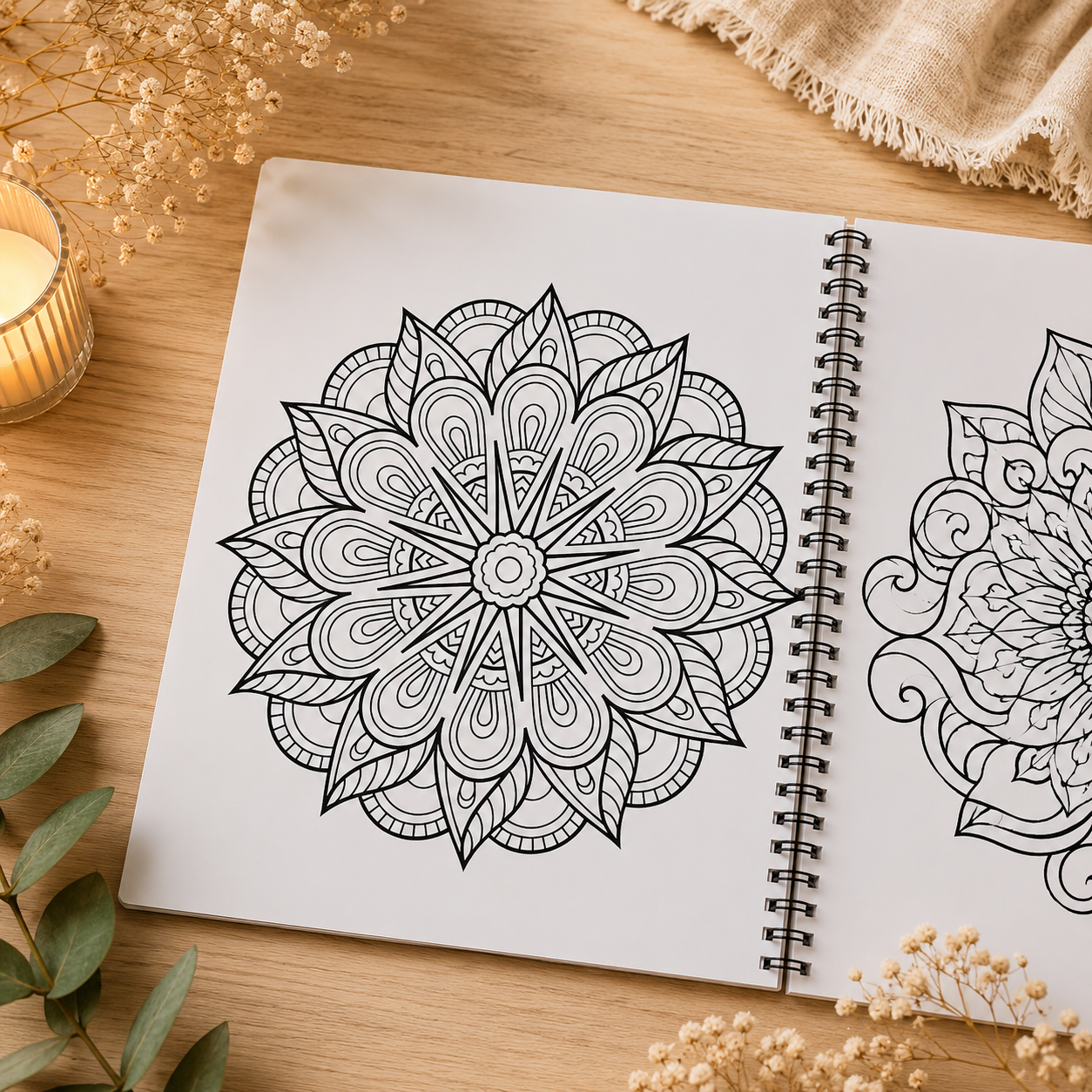 Mindful Mandala for Adults – Volume 2 | Relaxing Coloring Book