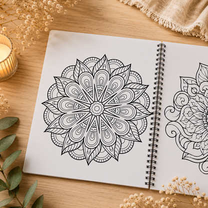 Mindful Mandala for Adults – Volume 2 | Relaxing Coloring Book