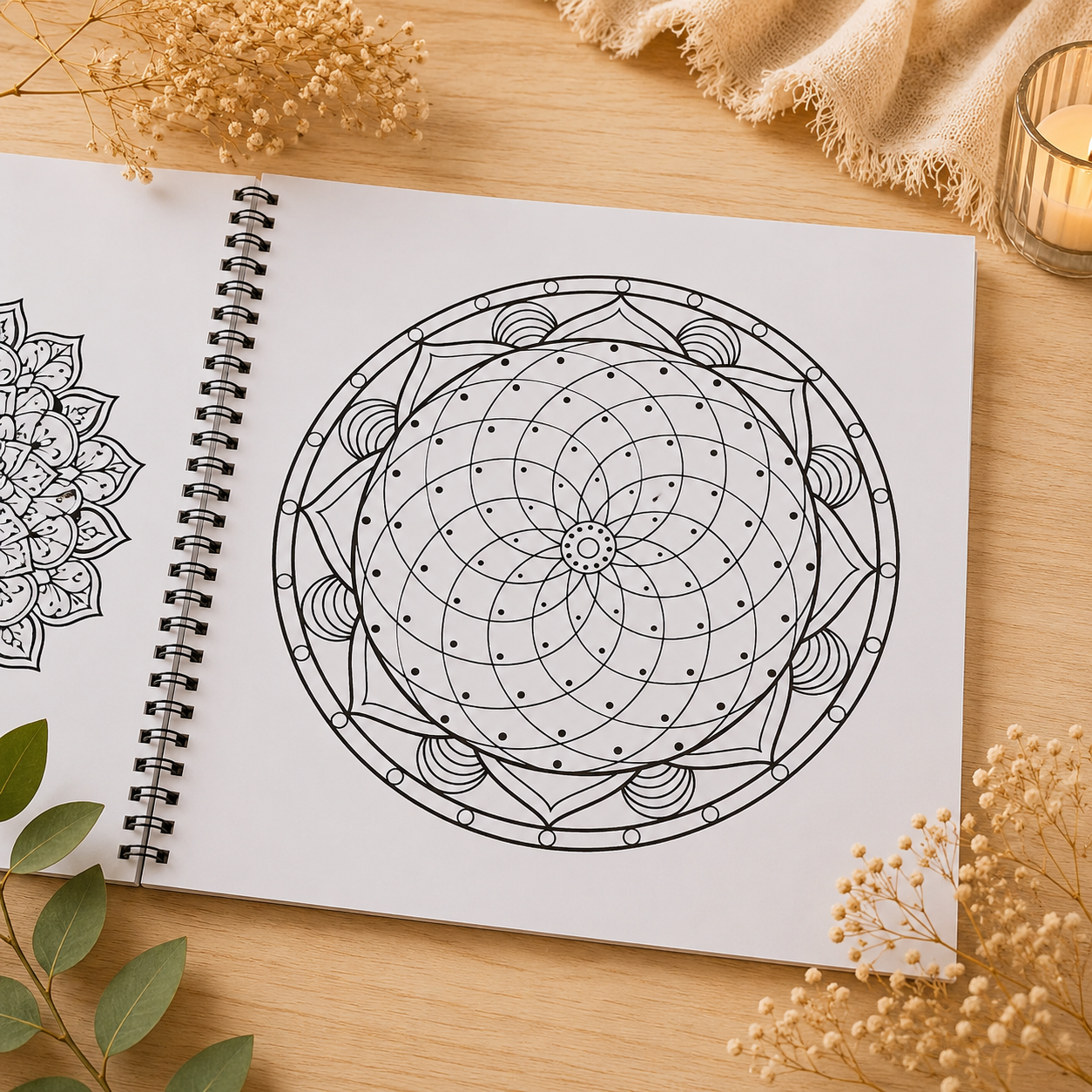 Mindful Mandala for Adults – Volume 2 | Relaxing Coloring Book