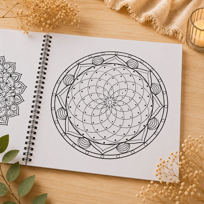 Mindful Mandala for Adults – Volume 2 | Relaxing Coloring Book