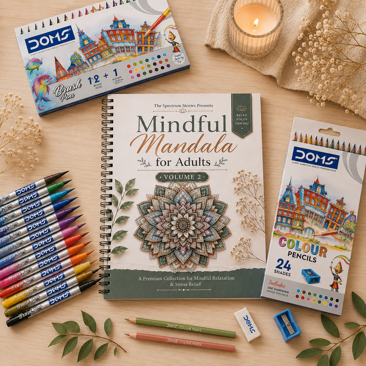 Mindful Mandala for Adults – Volume 2 | Relaxing Coloring Book