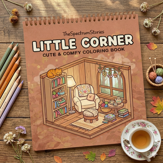 Little Corner Coloring Book The Spectrum Stories