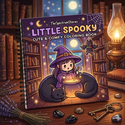 Cozy Little Spooky Coloring Book The Spectrum Stories