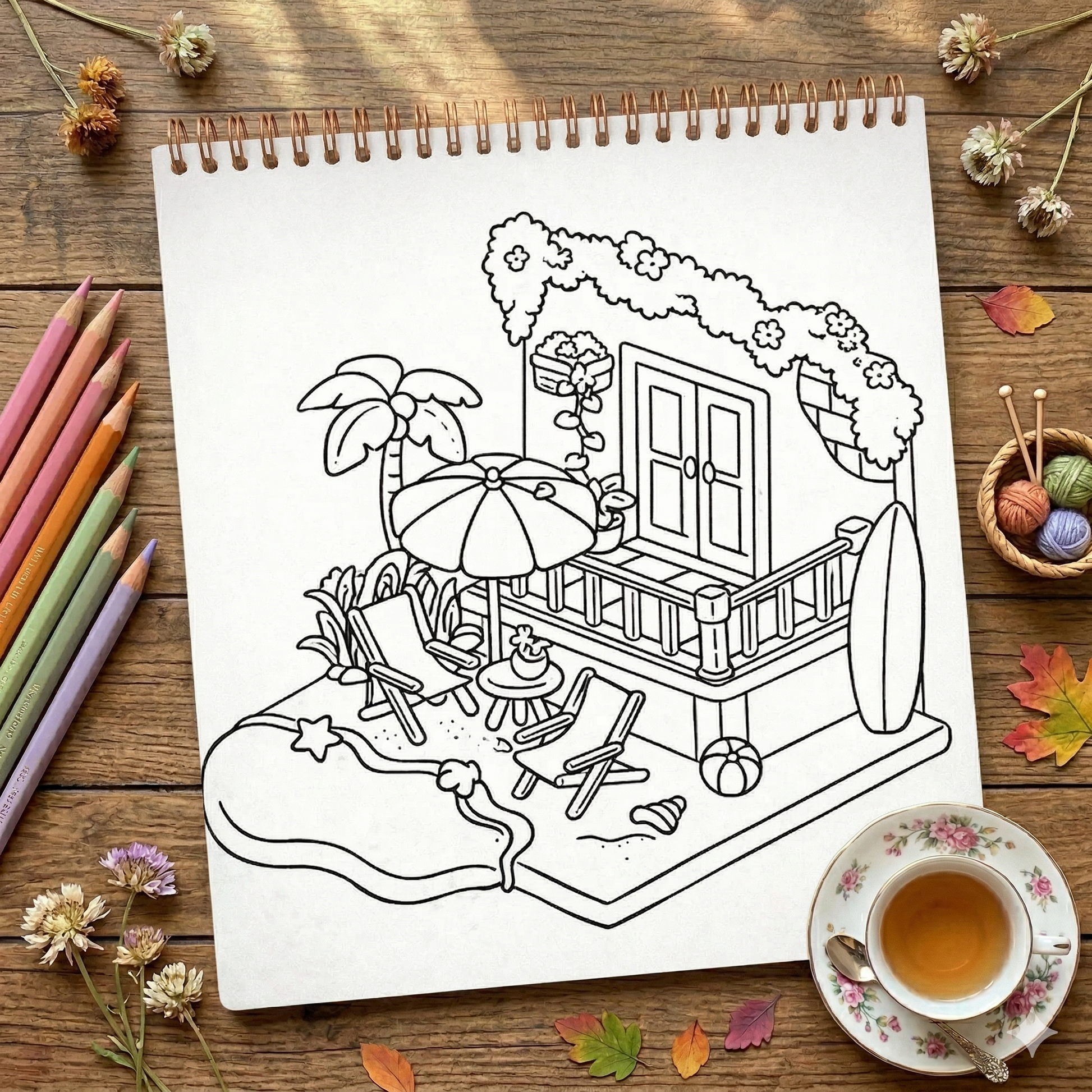 Little Corner Coloring Book The Spectrum Stories