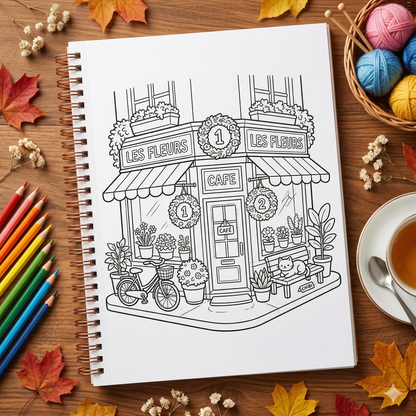 Little Corner Coloring Book The Spectrum Stories