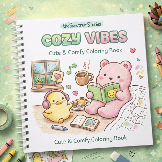 Cozy Vibes Coloring Book The Spectrum Stories