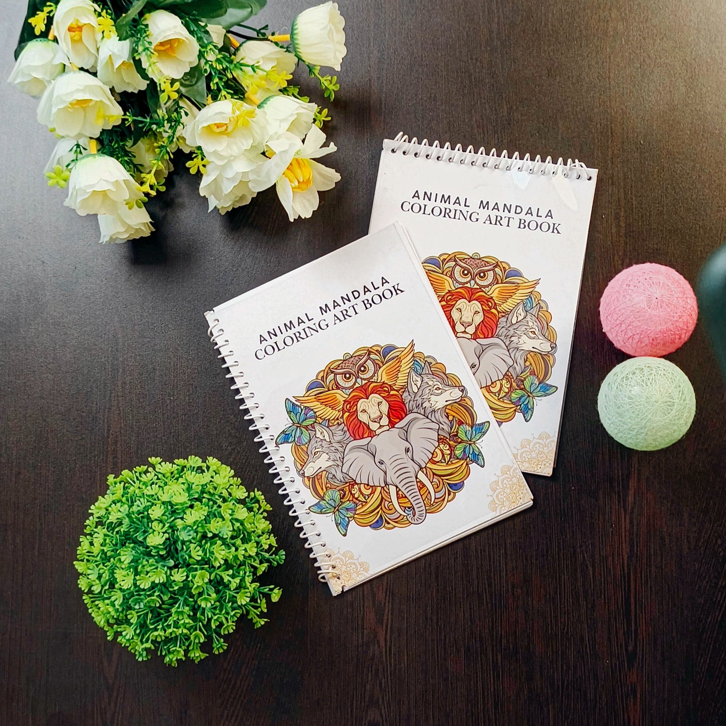 Animal Mandala Coloring Book – Relaxing Stress Relief Art Blissful Balance