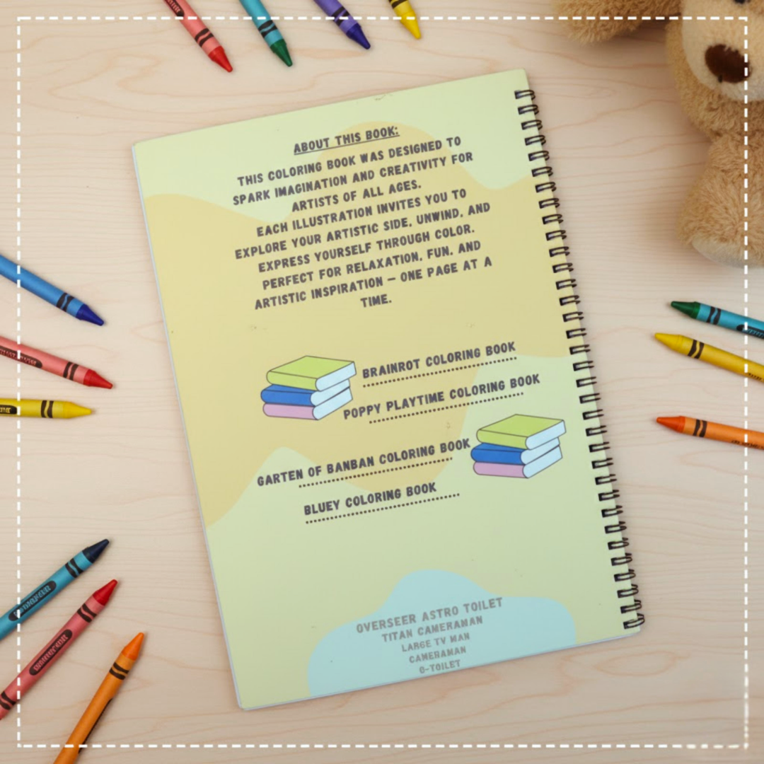 Skibidi Coloring Book The Spectrum Stories