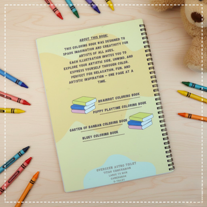 Skibidi Coloring Book The Spectrum Stories