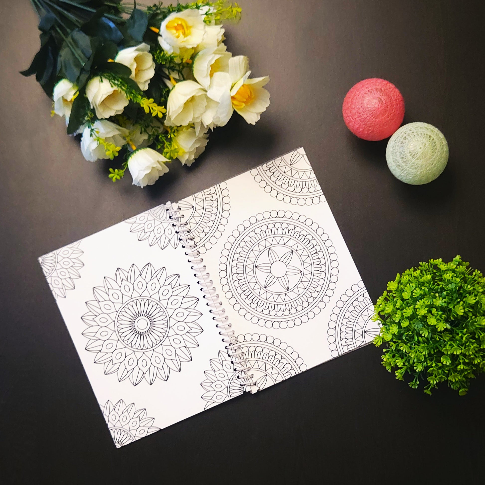Mandala Coloring Book for Adults – Stress Relief & Mindfulness Art Blissful Balance