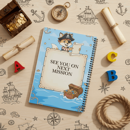Alphabet Tracing Workbook for Kids | Pirate Capital Letters Adventure - The Spectrum Stories