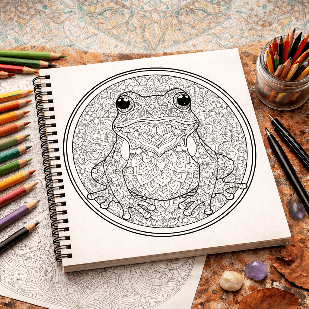 Animal Mandala Coloring Book – Intricate Wildlife Mandalas for Relaxation & Stress Relief | Premium Wire - O Bound Edition - The Spectrum Stories