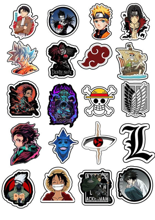 Anime – Aesthetic Anime – Sticker Pack (15 pcs) - The Spectrum Stories