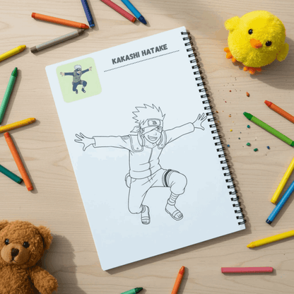 Anime Coloring Book - 30 Premium Character Designs - The Spectrum Stories