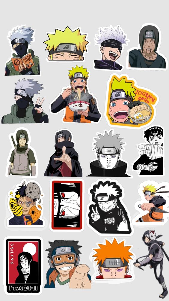 Anime – Expressions – Sticker Pack (15 pcs) - The Spectrum Stories