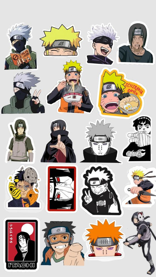 Anime – Expressions – Sticker Pack (15 pcs) - The Spectrum Stories