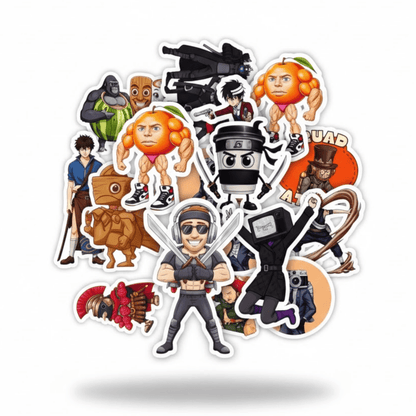 Brainrot Anime & Skibidi Trending Stickers Pack - Anime Stickers Bundle for Kids & Teens - The Spectrum Stories
