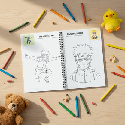 Brainrot Coloring Book Set - 3 Books Featuring Skibidi & Anime - The Spectrum Stories