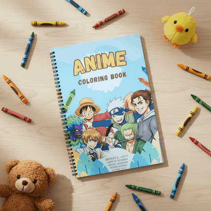 Brainrot Coloring Book Set - 3 Books Featuring Skibidi & Anime - The Spectrum Stories