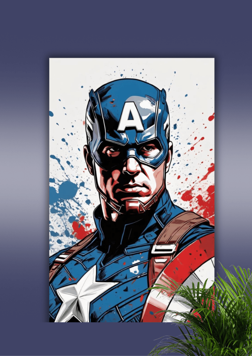 Captain America – 00 Premium Poster - The Spectrum Stories