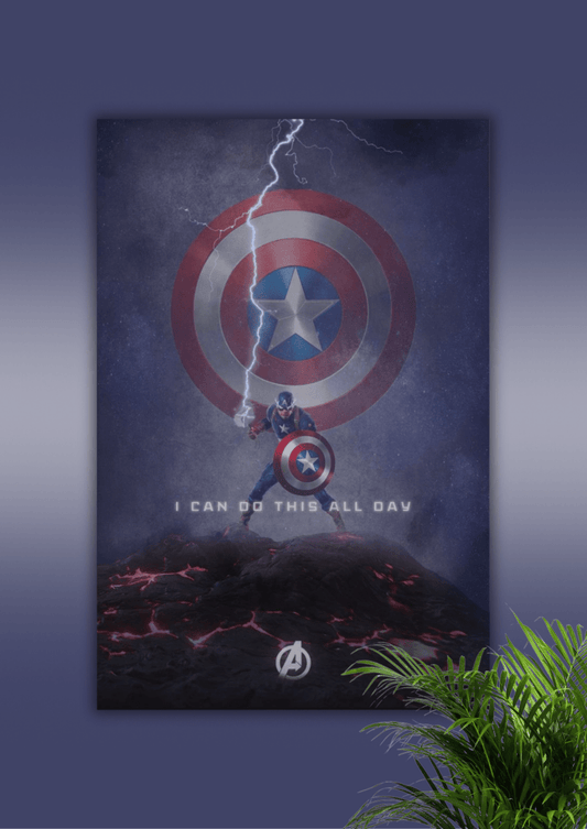 Captain America – 01 Premium Poster - The Spectrum Stories