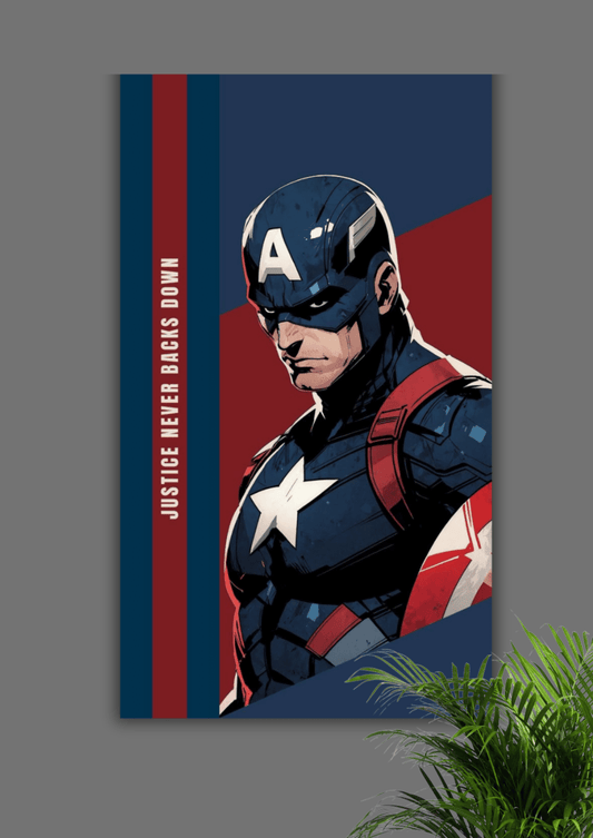 Captain America – 02 Premium Poster - The Spectrum Stories