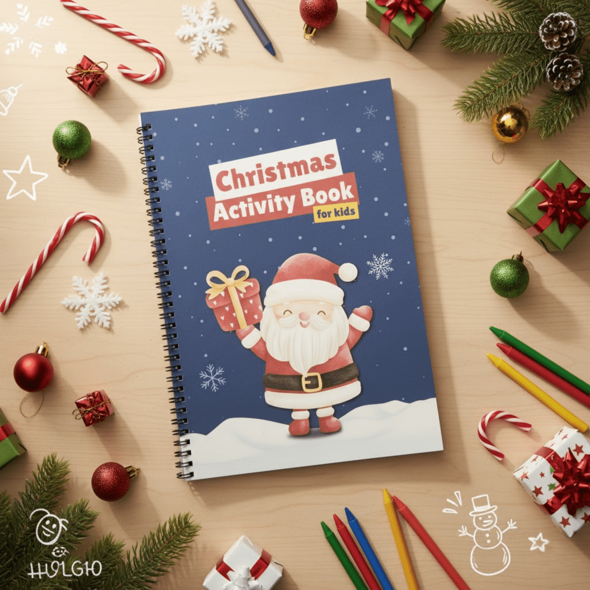 Christmas Activity Books for Kids. - The Spectrum Stories