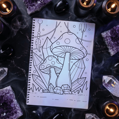Crystal Aura Coloring Book – Spiritual Art for Calm & Creativity - The Spectrum Stories