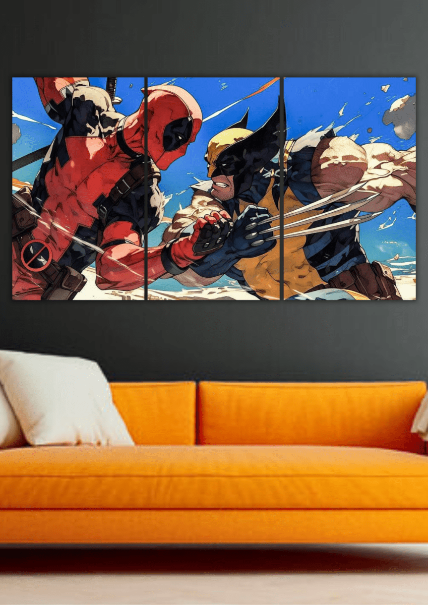Deadpool and Wolverine | Split Poster | 3 Piece Set - The Spectrum Stories