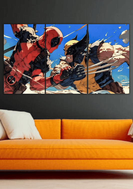 Deadpool and Wolverine | Split Poster | 3 Piece Set - The Spectrum Stories