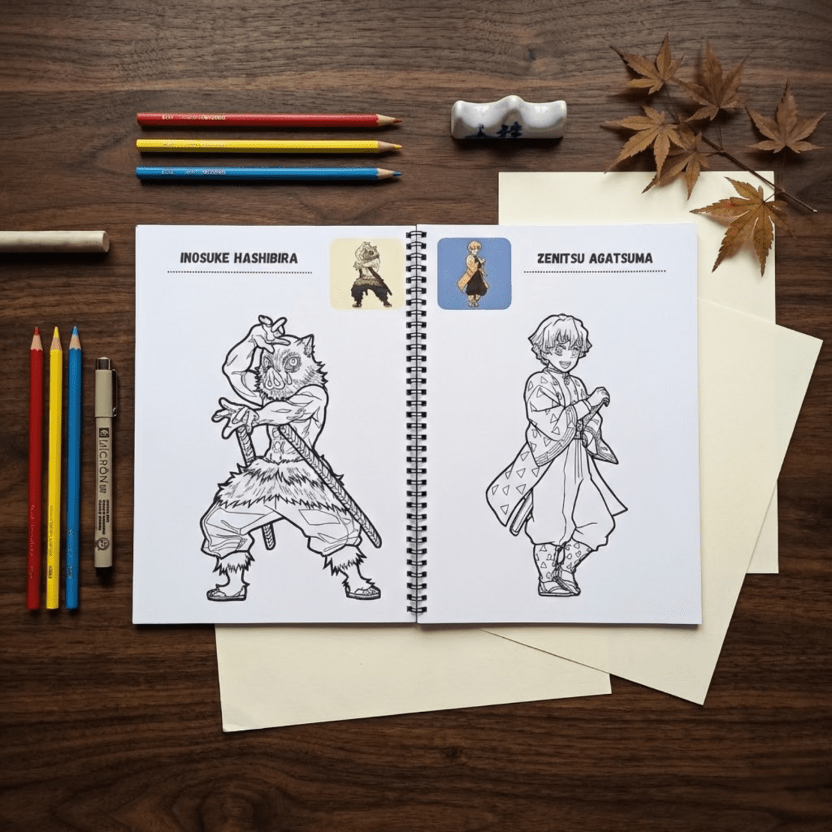 Demon Slayer Coloring Book - The Spectrum Stories