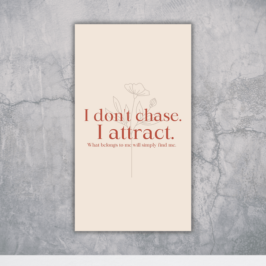 Don't Chase Girls Chase Goals - Motivational Poster - The Spectrum Stories