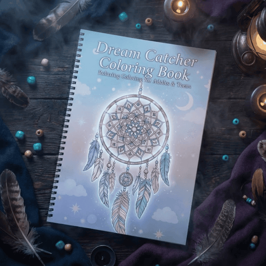 Dream Catcher Coloring Book – Peaceful Mandala Art for Relaxation - The Spectrum Stories