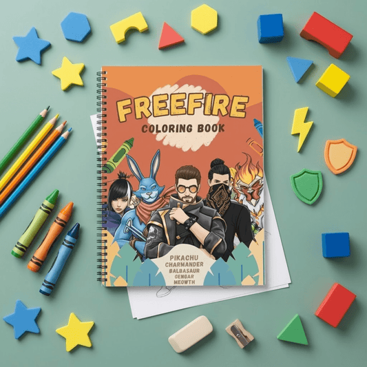 Free Fire Coloring Book - The Spectrum Stories