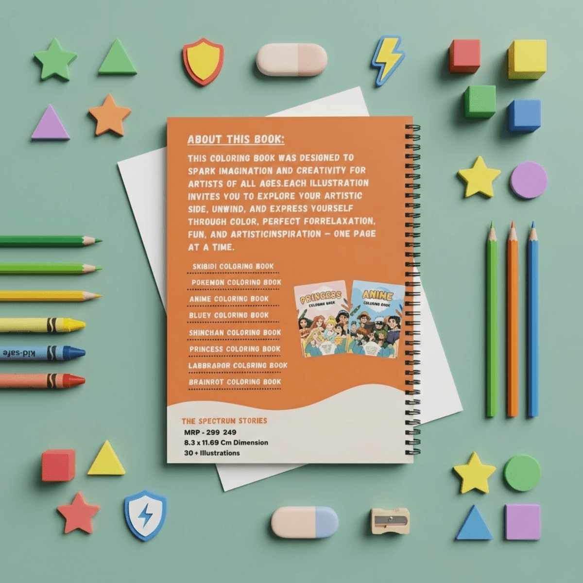 Free Fire Coloring Book - The Spectrum Stories