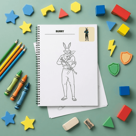 Free Fire Coloring Book - The Spectrum Stories