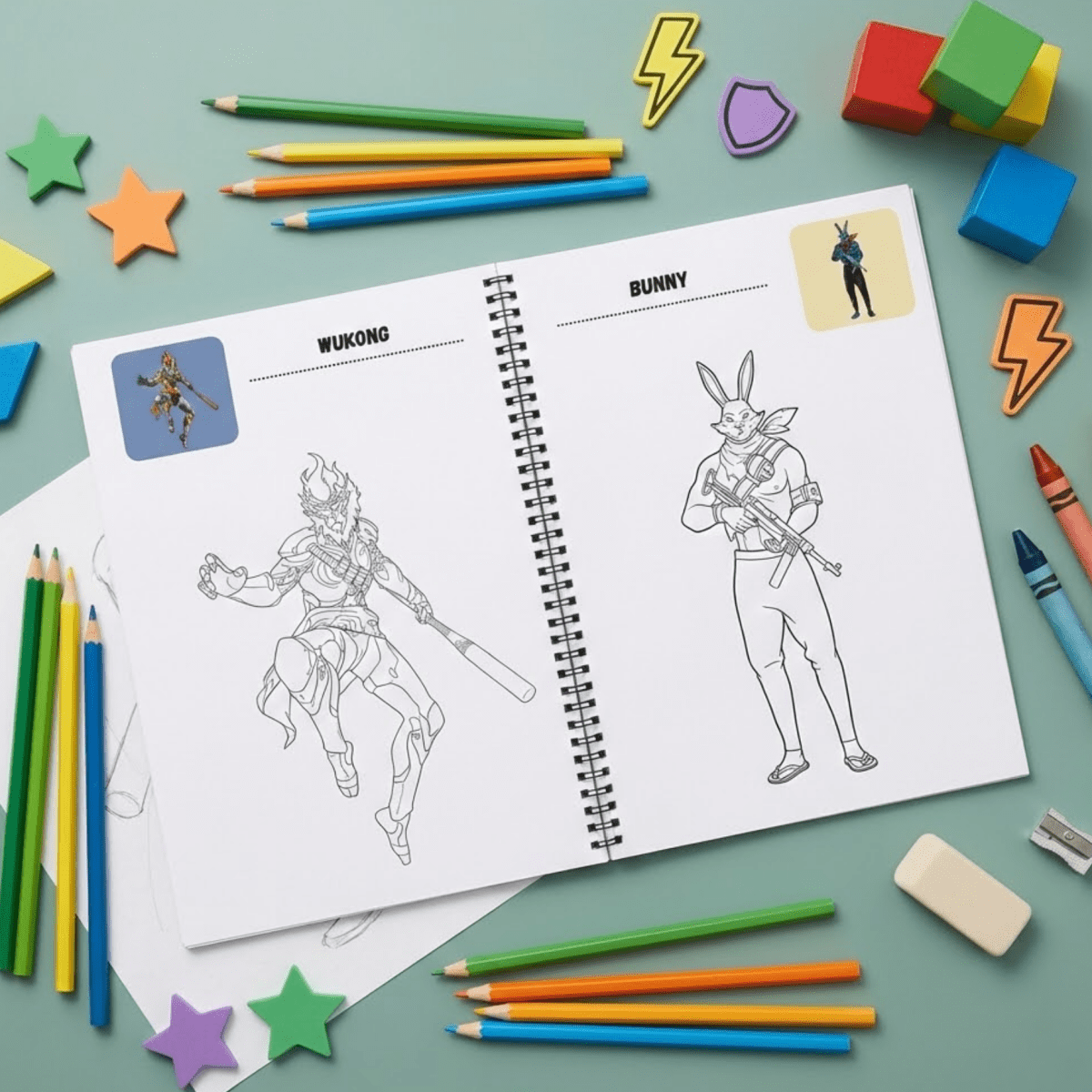 Free Fire Coloring Book - The Spectrum Stories