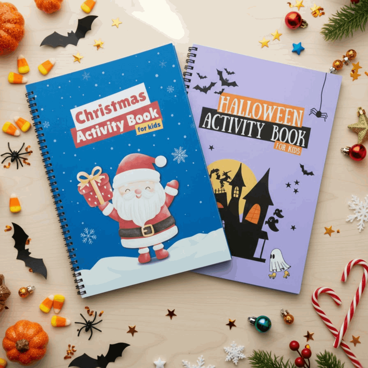 Fun Activities for Kids - Combo Activity Book Set of 2 Books - The Spectrum Stories