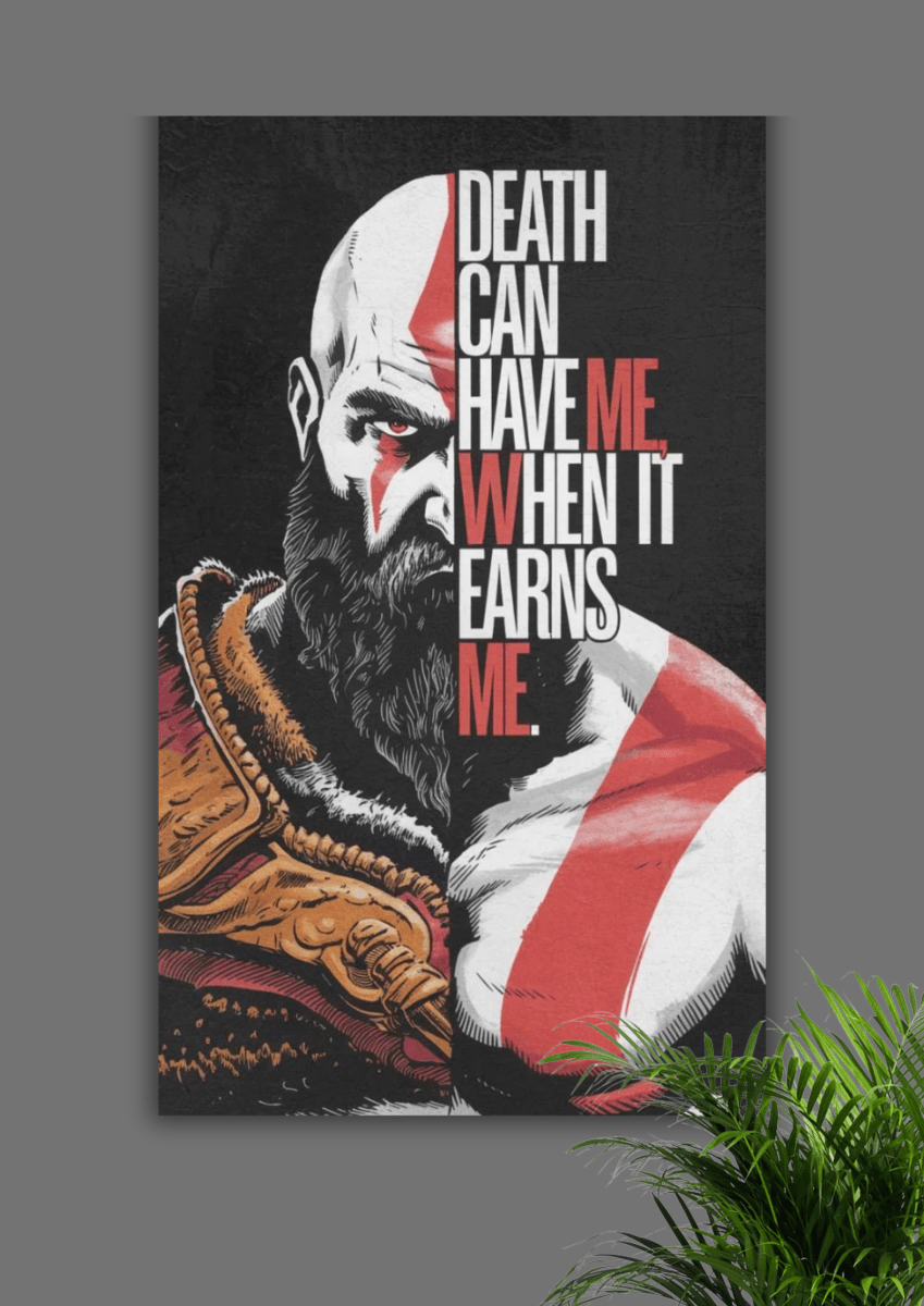 God of War – Premium Game Poster - The Spectrum Stories