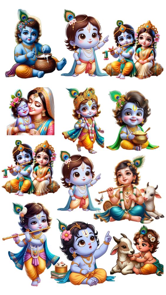 Gods & Spiritual – Flute Melody Aura – Sticker Pack (15 pcs) - The Spectrum Stories