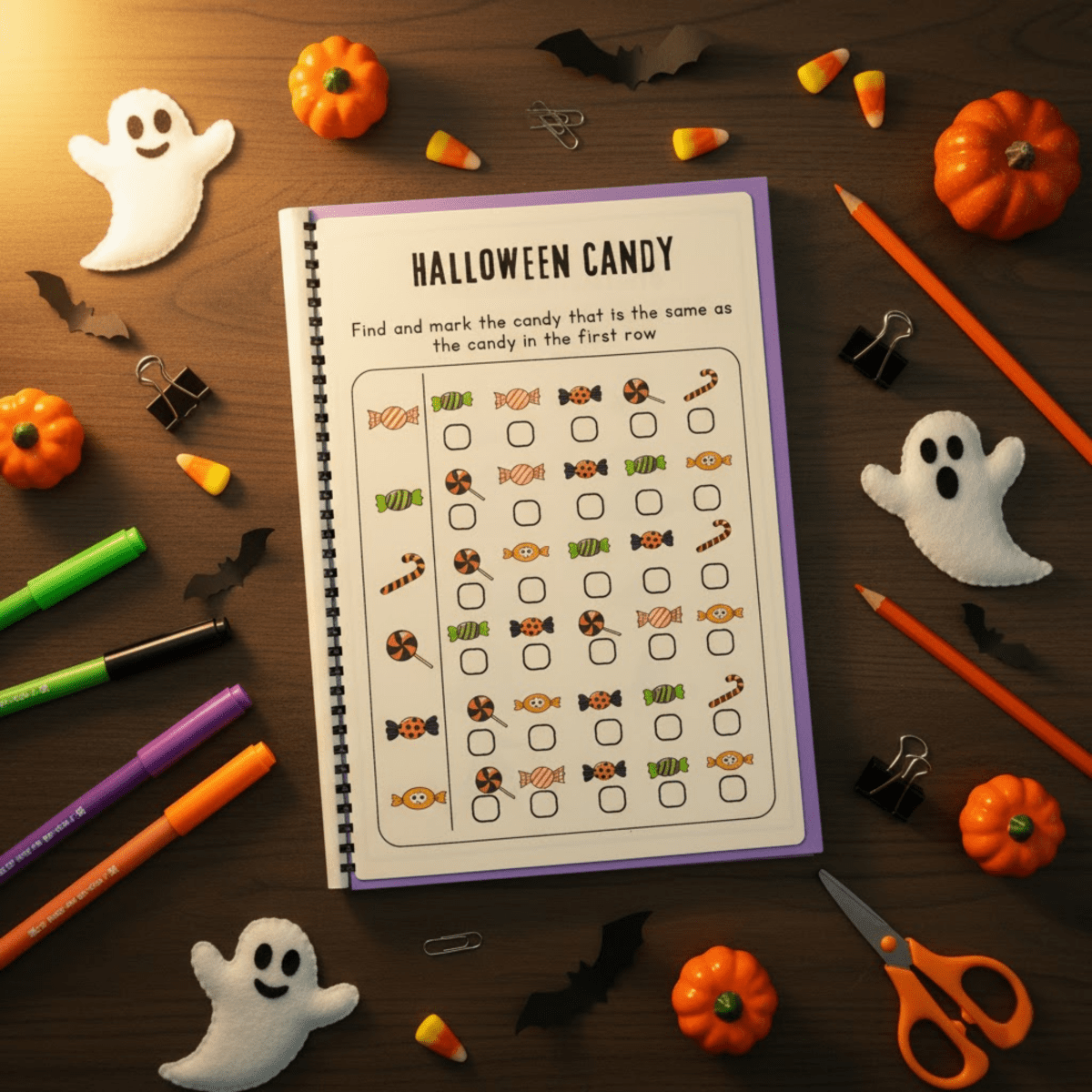 Halloween Activity Book for Kids | Fun Learning & Games - The Spectrum Stories