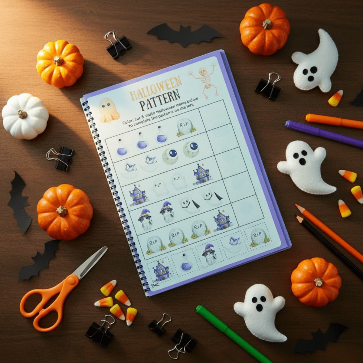 Halloween Activity Book for Kids | Fun Learning & Games - The Spectrum Stories
