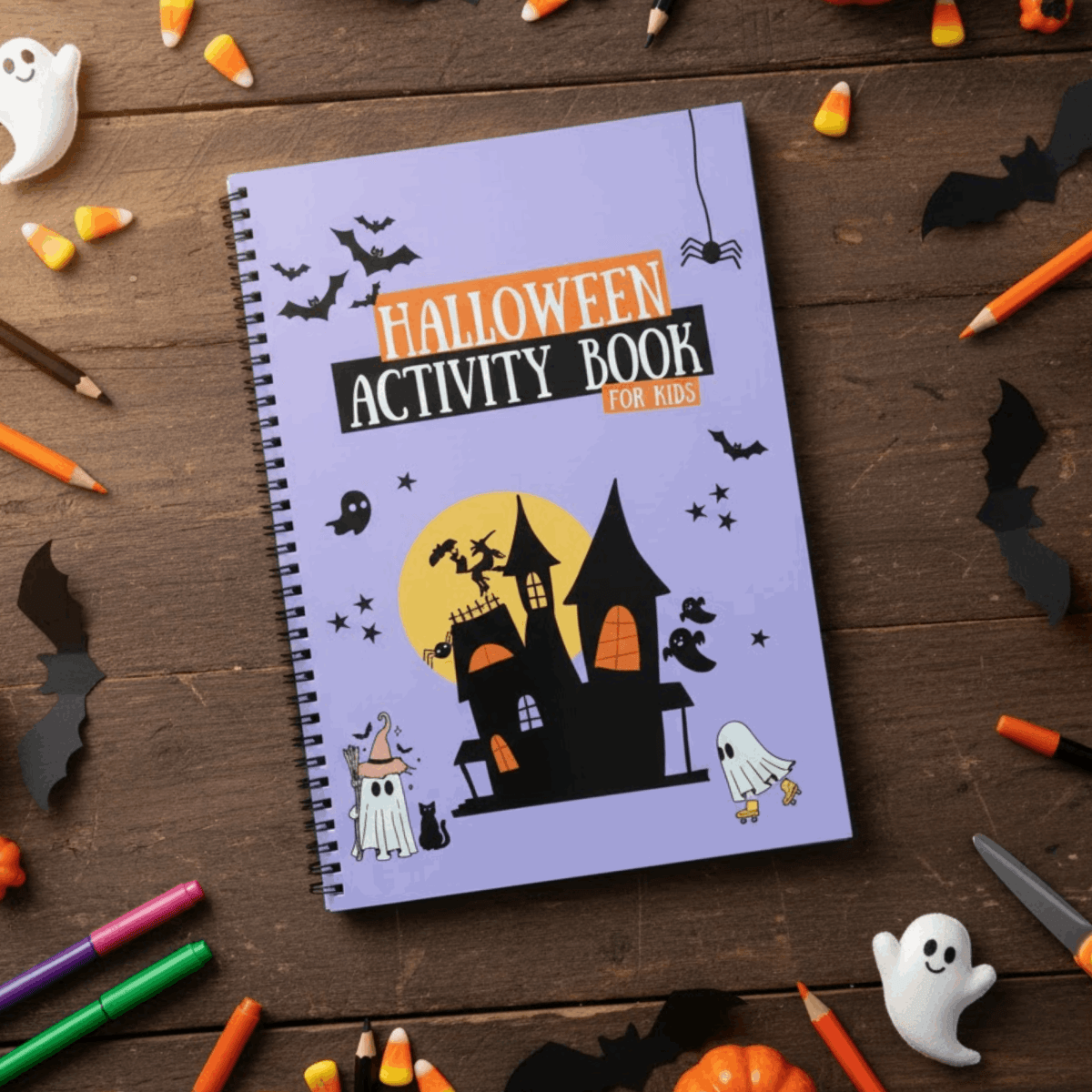 Halloween Activity Book for Kids | Fun Learning & Games - The Spectrum Stories