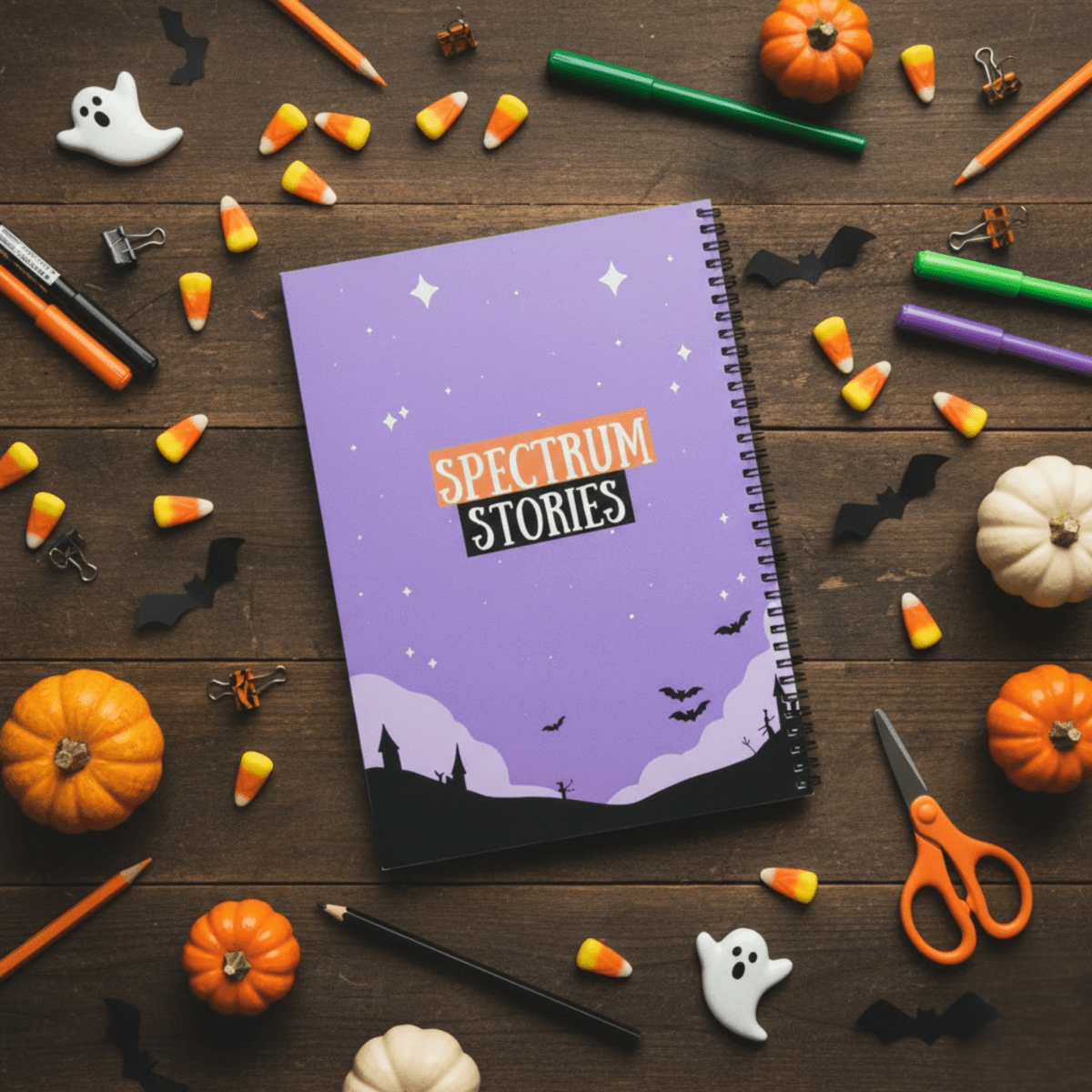 Halloween Activity Book for Kids | Fun Learning & Games - The Spectrum Stories