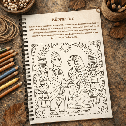 Healing With Tribe | A mindful Coloring Journey Though India’s Tribal Arts - The Spectrum Stories