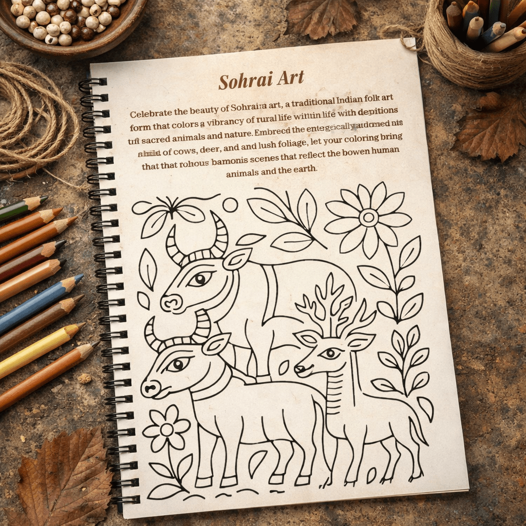 Healing With Tribe | A mindful Coloring Journey Though India’s Tribal Arts - The Spectrum Stories