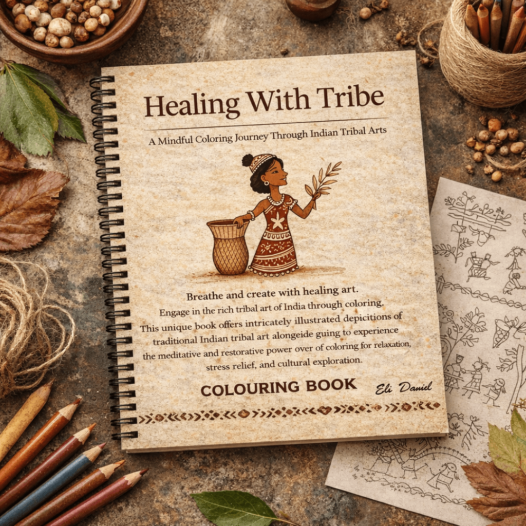 Healing With Tribe | A mindful Coloring Journey Though India’s Tribal Arts - The Spectrum Stories