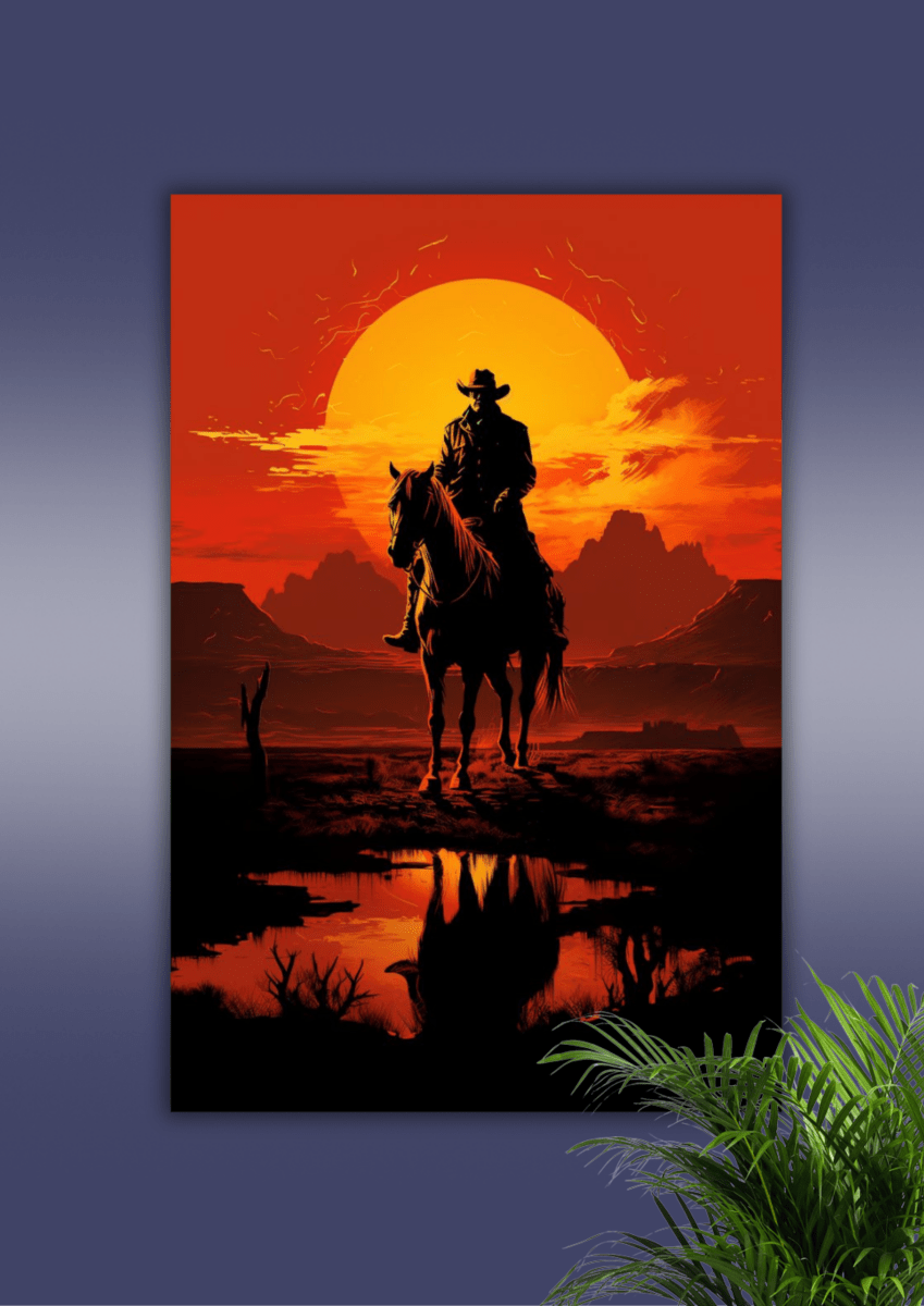 John Marston Red Dead Redemption– Premium Game Poster - The Spectrum Stories