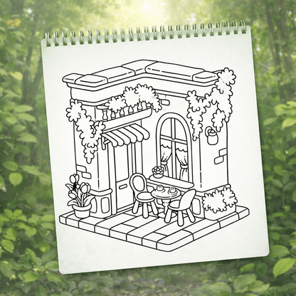 Little Corner Coloring Book - The Spectrum Stories